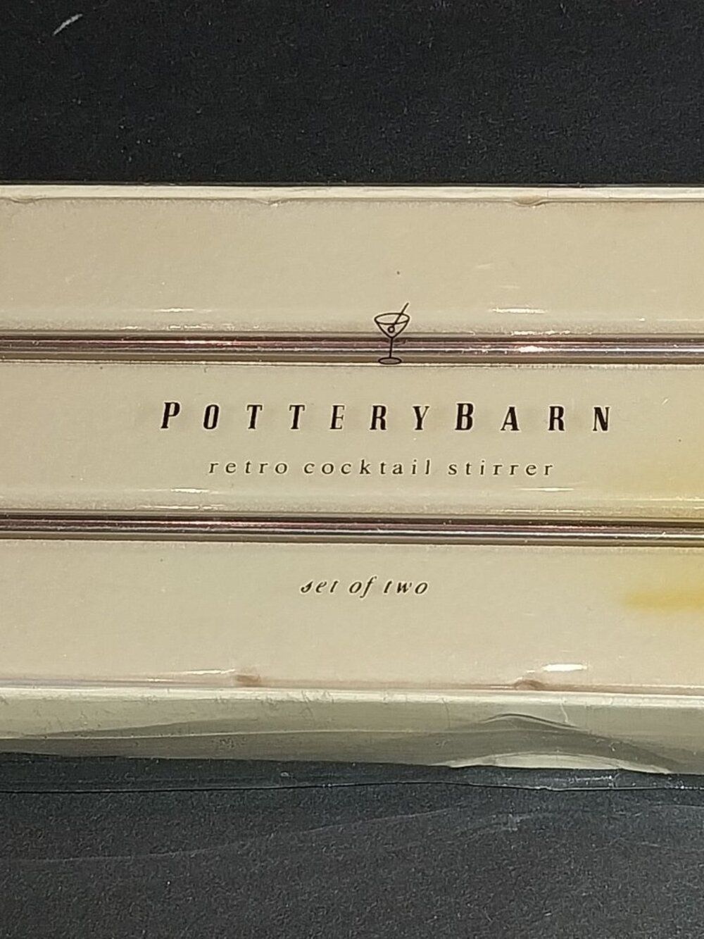 Pottery Barn Cocktail Stirrers Set of 2